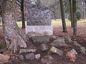 Památník Walthera von der Vogelweide - listopad 2007