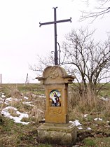 Kříž u cesty do České Lípy - srpen 2007