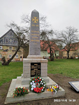 Feierliche Enthüllung des renovierten Denkmals, 6. November 2022.