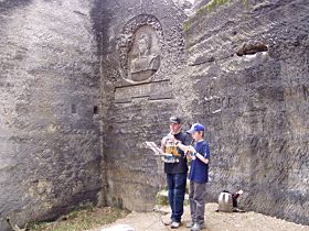 Osazení pamětní desky Theodora Körnera na Dutém kameni