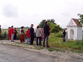 Požehnání kapličky sv. Prokopa v Korcích