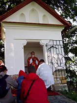 Svěcení Schröterovy kaple u Brniště