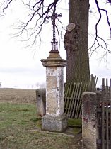 Vrchbělá, kříž v osadě Hlínoviště