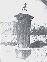 Chotovice, kříž na jihovýchodním okraji obce
