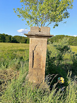 Česká Lípa (Böhmisch Leipa), Kreuz an der Strasse nach Horní Libchava