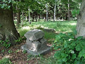 Horní Prysk (Ober Preschkau), Kreuz am alten Weg nach Prácheň