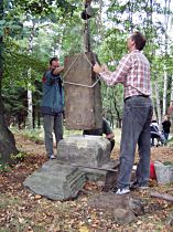 Horní Prysk (Ober Preschkau), Kreuz am alten Weg nach Prácheň